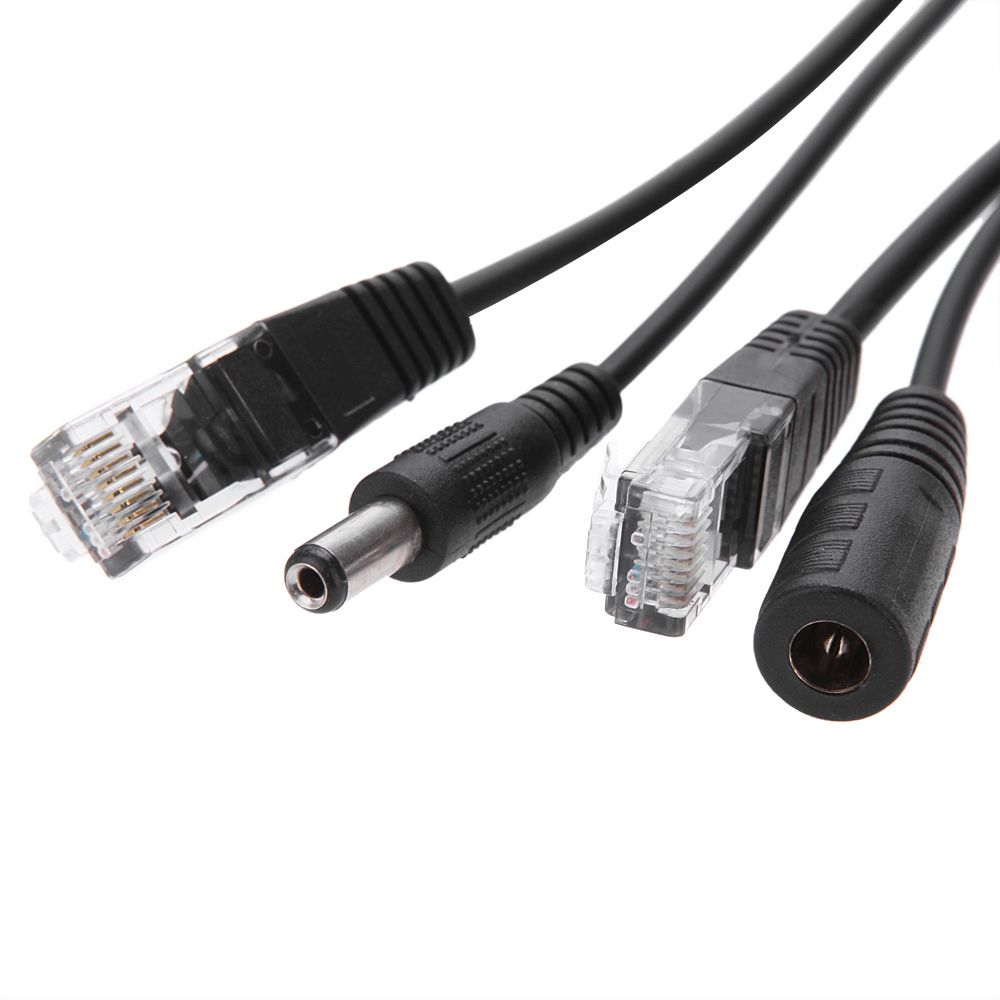 Ethernet LAN PoE injector kit power jack voor adapter 03 detail